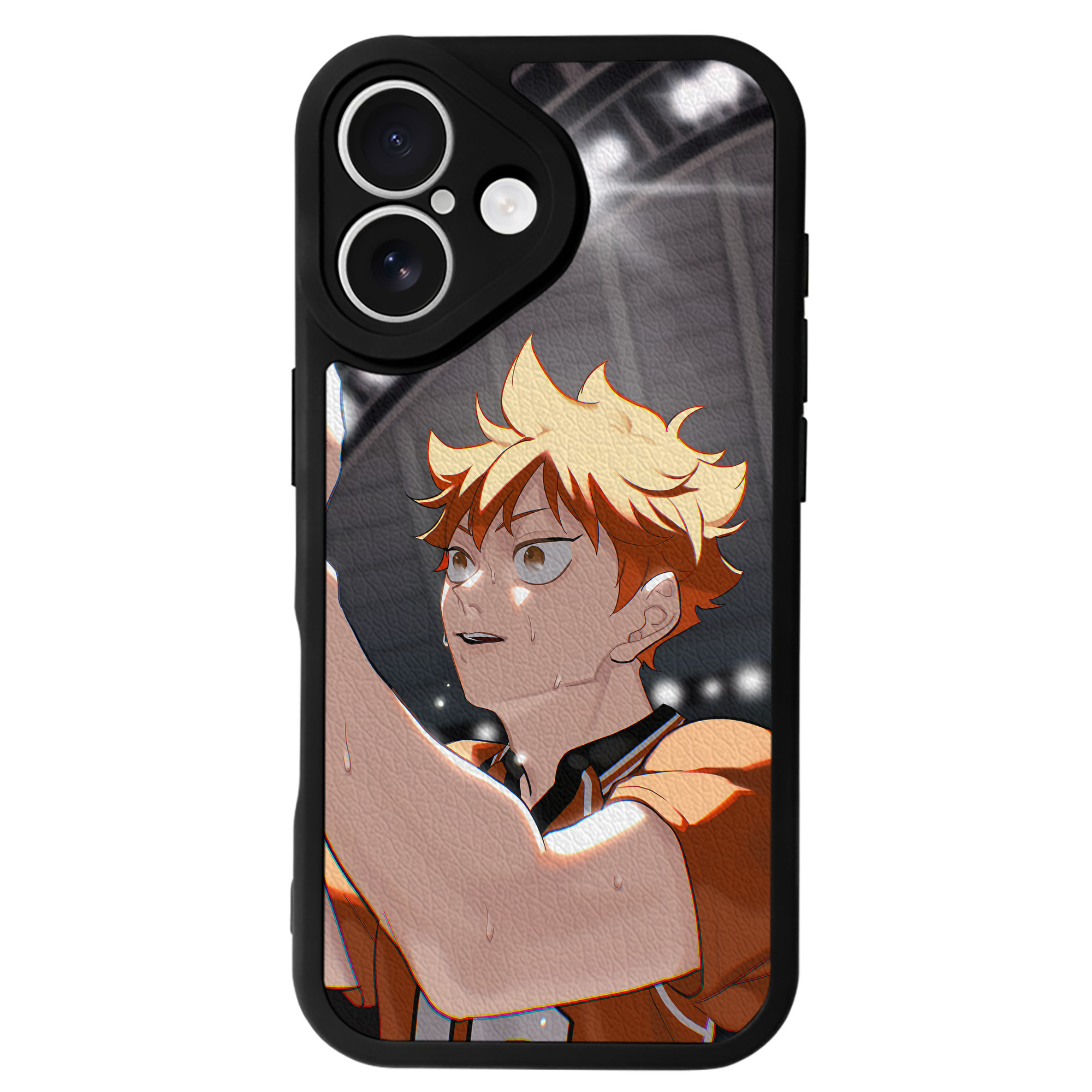 （画像用） ハイキュー!! Haikyu!! 【iPhone 16シリーズ対応】シリコンスマホケース（レザー調） 材質：シリコン